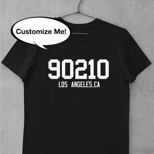 Custom Zip Code, City, State, Hometown, Personalized, Made to order